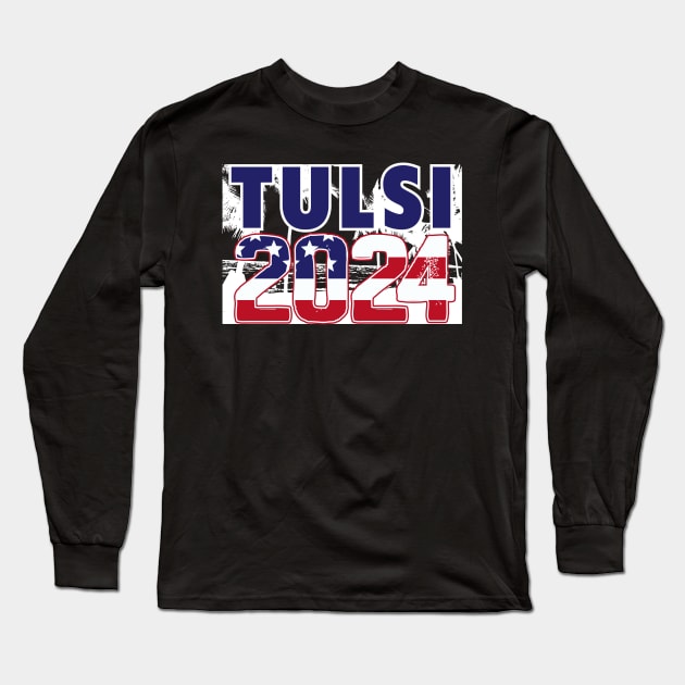 Tulsi 2024 Long Sleeve T-Shirt by HROC Gear & Apparel